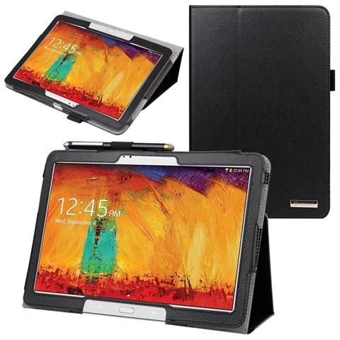 Evecase SlimBook Leather Folio Stand Case