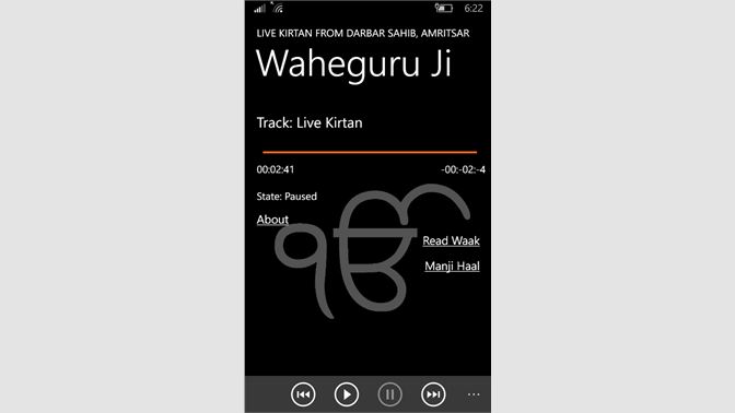 windows phone live kirtan